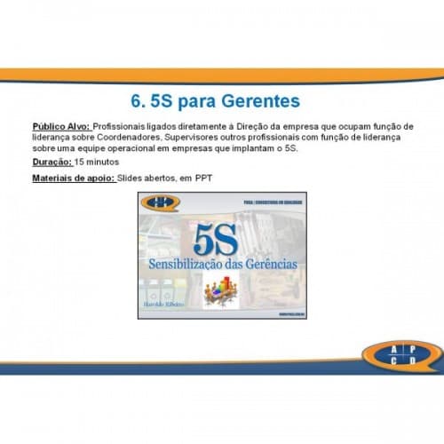 5S para Gerentes – Curso