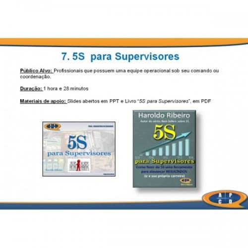 5S para Supervisores – Curso