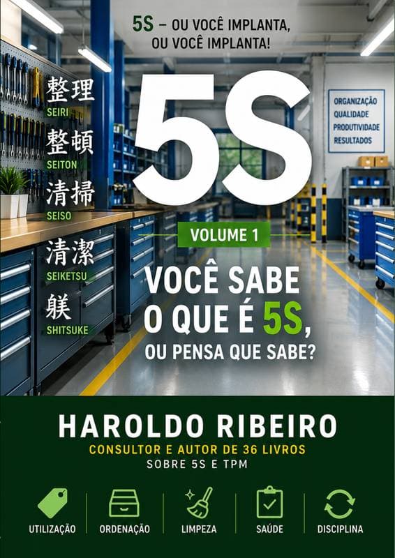 Volume 1 – Você sabe o que é 5S, ou pensa que sabe – Haroldo Ribeiro
