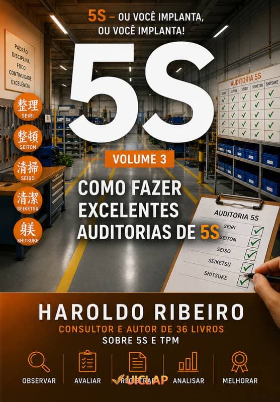 Volume 3 – Como fazer excelentes auditorias de 5S – Haroldo Ribeiro